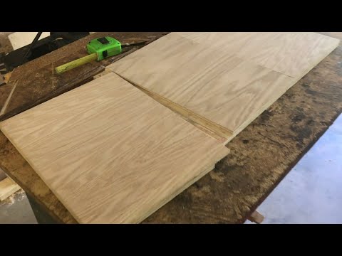 SPLICING pieces of plywood together to make BIGGER pieces (save money)