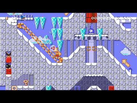 Link  - Ice cavern by ★FouχMouχ★ 🍄 Super Mario Maker 2 ✹Switch✹ #avi