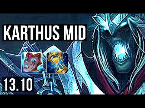 KARTHUS vs SYNDRA (MID) | 7/1/12, 1500+ games, 1.6M mastery | KR Master | 13.10