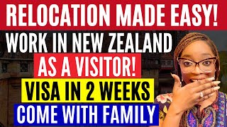 NEW! Work in New Zealand with a Visit Visa! NO IELTS | Come with Dependants