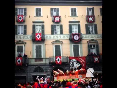 Carnevale d'ivrea 2015 aranceri della morte Squadraccia parte 1