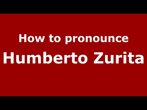 How to pronounce Humberto Zurita (Mexico/Mexican Spanish) - PronounceNames.com