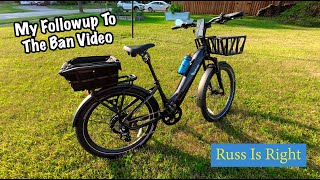 Response To The Ebike Ban Video While Riding The Stellar Falcon
