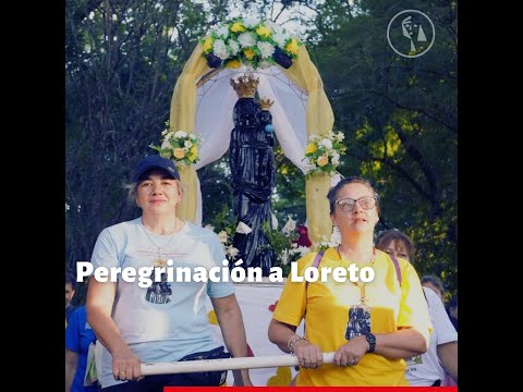 Cargados de fe, partió la tradicional peregrinación a Loreto