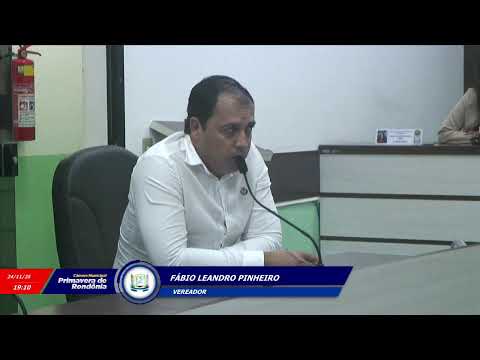 41º SESSÃO ORDINÁRIA CÂMARA DE PRIMAVERA DE RONDÔNIA