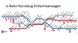U-Bahn Nürnberg Einfahrtsansagen | U1 | U2 | U3 | U11 | U21