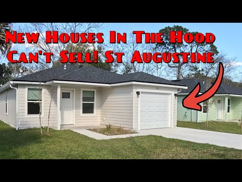They Built New Houses In The Hood In St. Augustine, Florida And Now They Are All Empty?