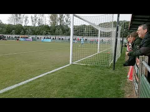 Runcorn Linnets vs Ashton United 27.09.2025 FA Cup 3rd Qualifying Round. GOAL!!! RYAN BROOKE 1 - 0