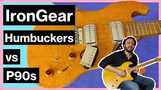 Video thumbnail for IronGear Alchemist 90 (P90) and Hot Slag (Humbucker) Comparison by Alexis Guitars