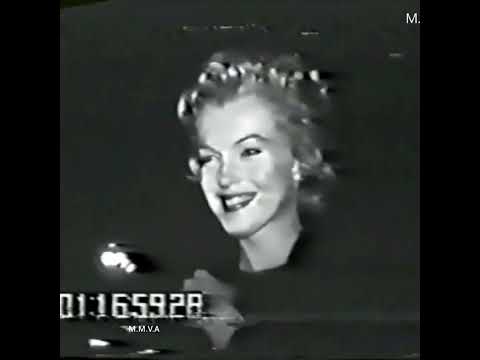 Rare footage of Marilyn Monroe on her 30th Birthday June 1st 1956 at Los Angeles Airport P/1