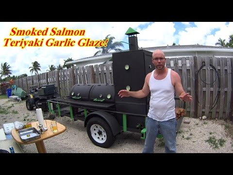 How to Smoke Salmon,Teriyaki Garlic Salmon on the...