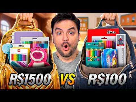 EXPENSIVE vs CHEAP - SCHOOL SUPPLIES!