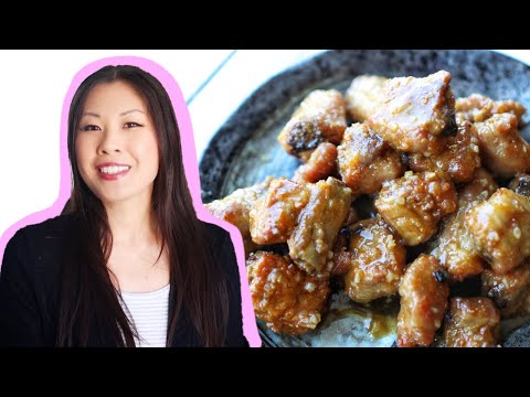 crispy honey garlic spare ribs recipe (Chinese) - air fryer! [Asian American Cuisine Essentials EP3]