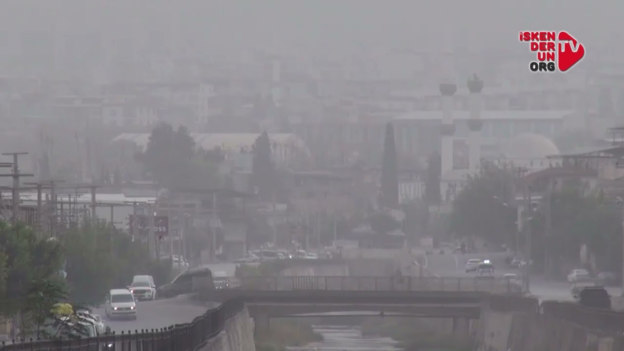 İskenderun’da Toz Taşınımı Etkisi…