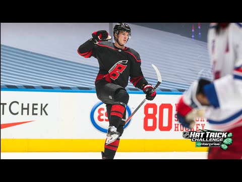 Svechnikov records 1st postseason hat trick in franchise history