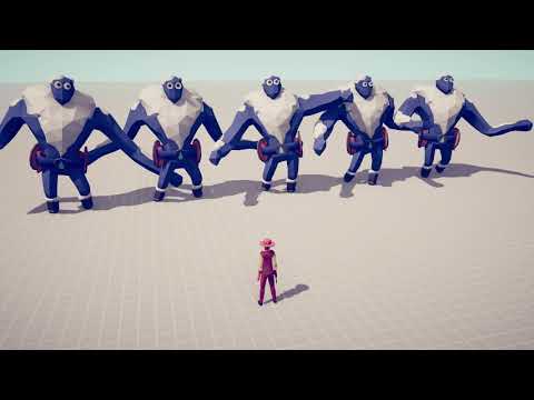 GOD QUICKDRAW vs 5x EVERY UNIT - Totally Accurate Battle Simulator