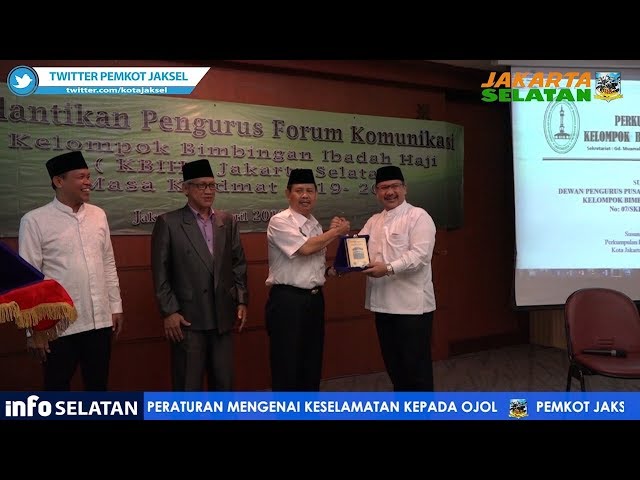 Pengesahan dan Pengukuhan Pengurus Forum Komunikasi Kelompok Bimbingan Ibadah Haji