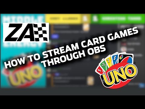 How To Livestream/Record Card Games With Scoreboard on OBS