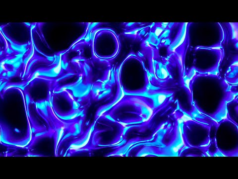 🎬 4K Screensaver – Liquid Neon Blue and Purple Textures in Motion (No Audio)