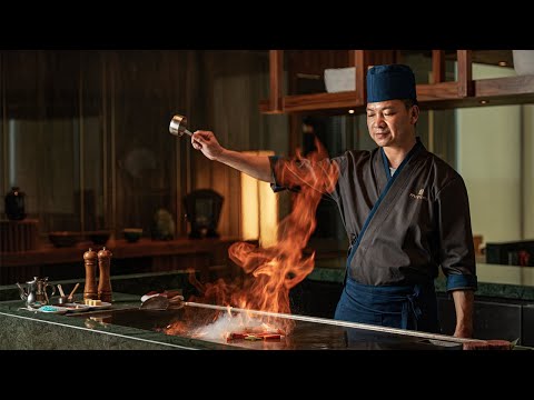 A Performance Based Teppanyaki Dining Experience, Wagyu From Japan