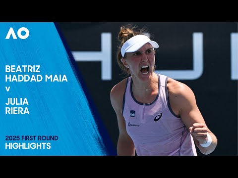 Beatriz Haddad Maia v Julia Riera Highlights | Australian Open 2025 First Round