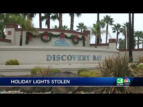 Expensive holiday light display stolen in Discovery Bay