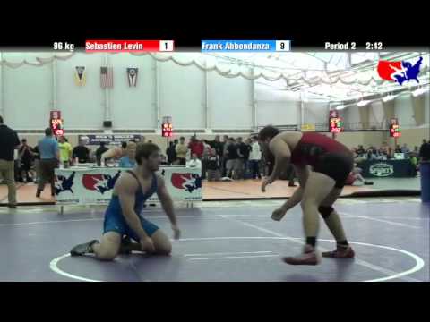 Sebastien Levin vs. Frank Abbondanza at 2013 ASICS University Nationals - FS