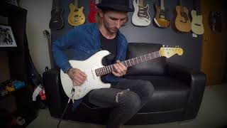 Video thumbnail for Fender Custom Shop 1964 Journeyman Relic Stratocaster (aged Olympic White) by John Zambelis