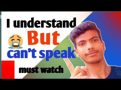 How to build ,up your conference to start speak! I understand but, can't speak?? why