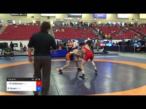 2018 Marine Corps US Open/UWW Junior Freestyle 57 Con 8 #1 - Michael Colaiocco (Blai) Vs. Paxton R