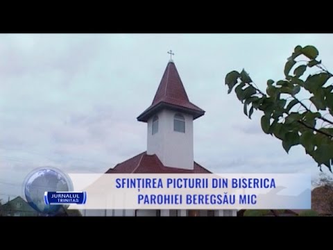 Sfințirea picturii din biserica Parohiei Beregsău Mic