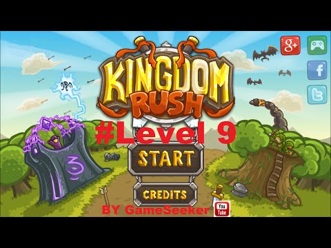 Kingdom Rush Walkthrough Level 9 Stormcloud Temple - 3 Stars