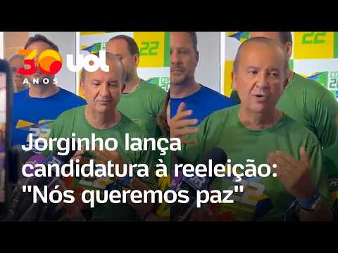 Jorginho lança candidatura ao governo de SC: ‘Eleição é tempo de guerra, nós queremos paz’