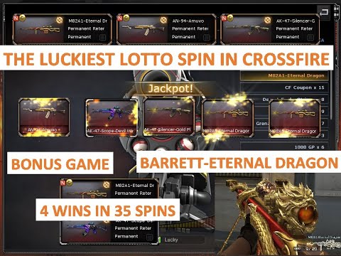 THE LUCKIEST LOTTO SPIN IN CROSSFIRE PHILIPPINES 2020 (4 WINS IN 35 SPINS)