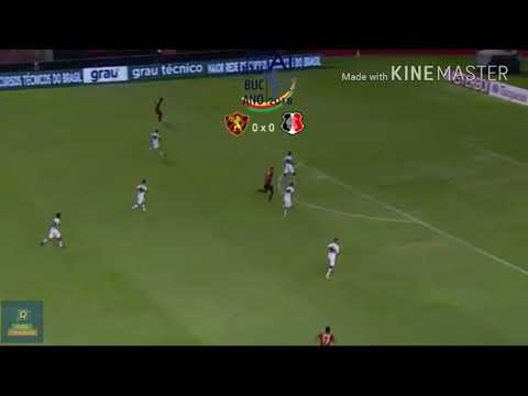 Lances e gols de SPORT 1X1 SANTA CRUZ (clássico)