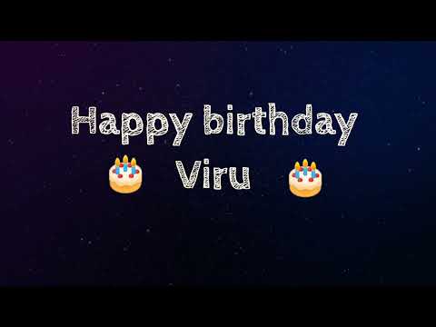 #happybirthday #viru #birthday #virendra #virender #wishes #whatsappstatus #birthdaystatus