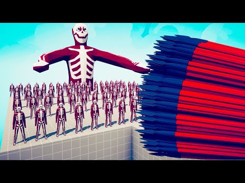 100x COLOSSAL TITAN + 1x GIANT vs EVERY GOD - Totally Accurate Battle Simulator TABS