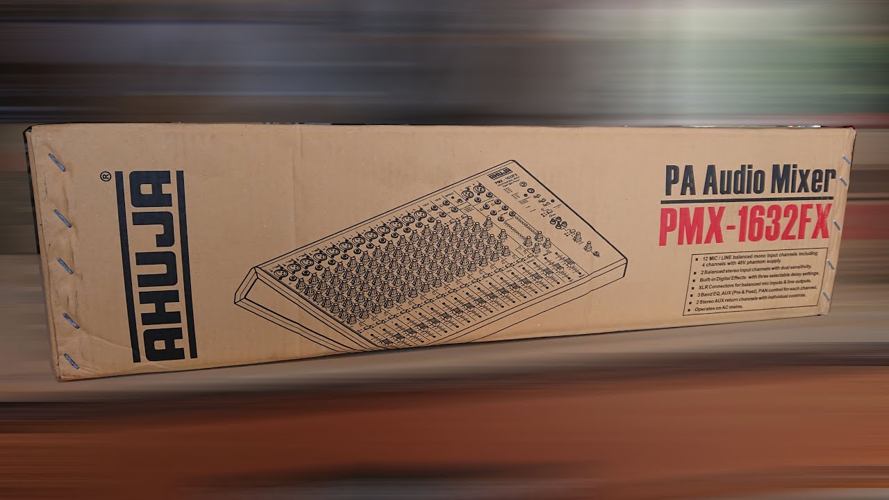 AHUJA PMX-1632FX MIXER UNBOXING & REVIEW