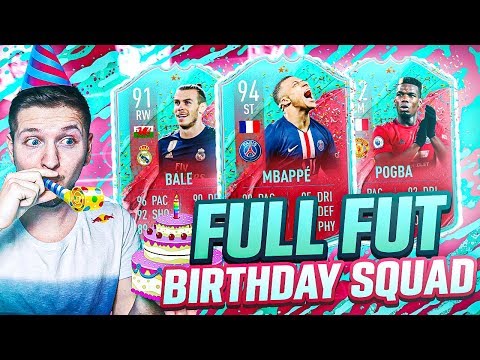 I USED A FULL FUT BIRTHDAY SQUAD FOR 30 GAMES - FIFA 20 FUT CHAMPIONS