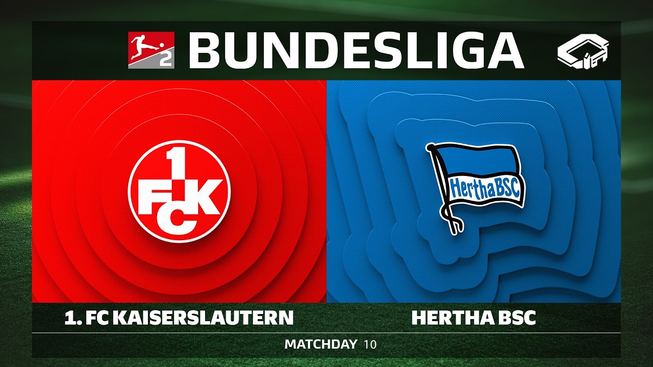 1. FC Kaiserslautern vs. Hertha BSC | Matchday 10 - Bundesliga 2 2026/27