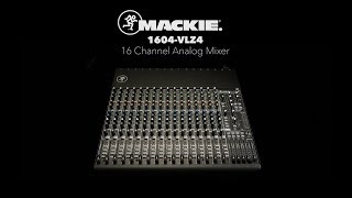 Video thumbnail for Mackie 1604-VLZ4 16 Channel Analog Mixer | Gear4music by Gear4music Guitars
