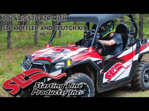 Starting Line Products | Polaris 570 RZR with SLP Muffler and Clutch Kit