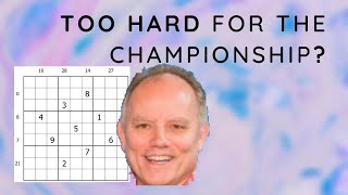 Too Hard for the Championship?