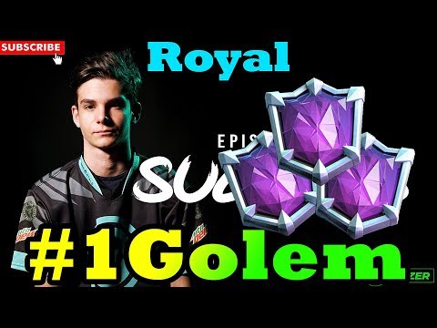 #1 Golem Pro CAN'T LOSE  Best Golem Deck for 2019 Meta!