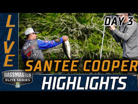 Highlights: Day 3 action of Bassmaster Elite at Santee Cooper