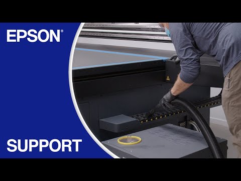 Cleaning the Cable Carriers and UV Lamp Unit Filter