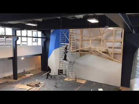 Erstellung des Climb Center im Sportforum des TSV Schmiden