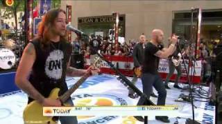 Daughtry performing Feels Like Tonight  on the Today Show - 8/20/2010