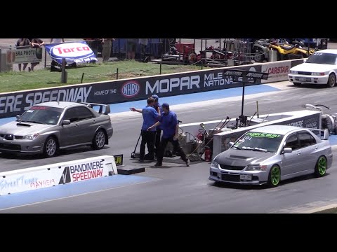 Mitsubishi EVO 9 vs Subaru STI