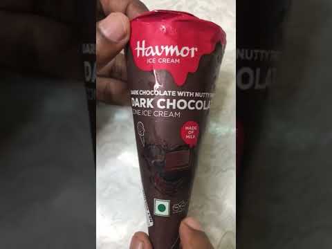Havmor Dark Chocolate Cone | Nutty Twist| icecream | delicious #shorts